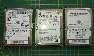 Lot de 3 disques durs 2.5 Sata de 500Go - état BON ( disque dur ) - Photo 1/4