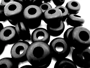 Ojal de goma de ajuste de orificio de 3/8" se adapta a panel de 1/16" de grosor, tiene identificación de 1/4", ¡envío gratuito! - Imagen 1 de 12