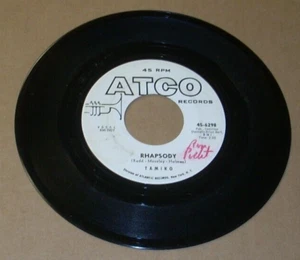 TAMIKO rhapsody / don't laugh if i cry at your party ( soul ) 7"/45 PROMO - Picture 1 of 2