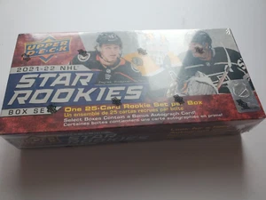 2021-22 Upper Deck NHL STAR ROOKIES Factory Sealed 25 Card BOX SET - Foto 1 di 6