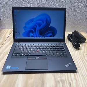 Lenovo ThinkPad T460s i7-6600U 2.6GHz 12GB 512GB SSD Win 11 Slim Laptop - Picture 1 of 8