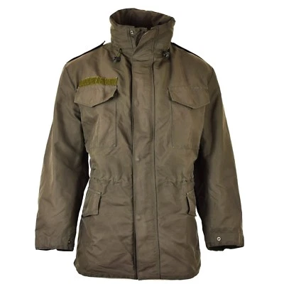 Chaqueta Original Ejército Austriaco Combate M65 GoreTex Militar Oliva Parka Impermeable Foto 1 de 4