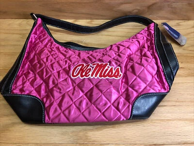 Cartera Ole Miss Rebels azul rojo, Universidad de Mississippi Foto 1 de 4