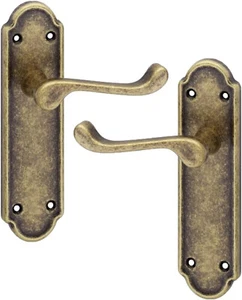 10X Urfic Ashworth Latch Door Handles in Antique Effect Copper RRP £39.99. BNIB. - Picture 1 of 5