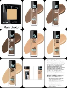 Maybelline FitMe MattePowder or Liquid,Covergirl Trublend MatteLiquid Foundation - Picture 1 of 29