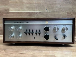 Amplificador preprincipal de tubo de vacío LUXMAN SQ38FD funcionando confirmado - Imagen 1 de 10