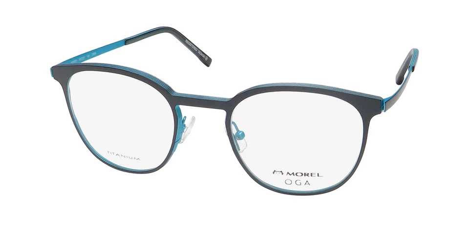 MOREL OGA 10196O TITANIUM EYEGLASS FRAME/GLASSES MADE IN FRANCE GENUINE EYEWEAR - Image 1 of 1