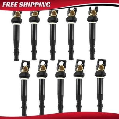 10x Ignition Coil for 2006-2010 BMW M5 M6 V10 5.0L GAS Naturally Aspirated - Imagem 1 de 4