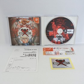 Dreamcast GUILTY GEAR X T-2402M With Sticker Spine * Sega 2336 dc