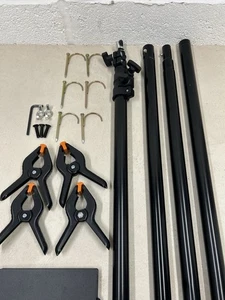 Schwerlast Hintergrund Ständer - verstellbares Hintergrund Unterstützungssystem 10x10ft (TEILE) - Bild 1 von 6