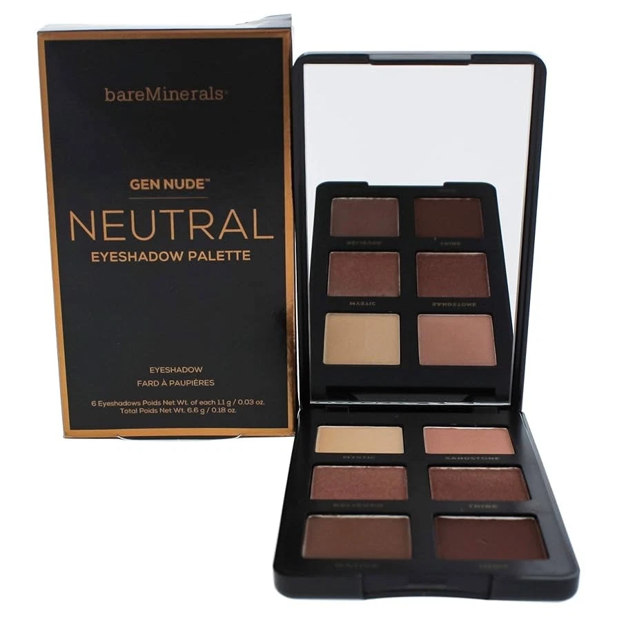 bareMinerals Gen Nude Eyeshadow Palette - NEUTRAL - 6.6 g/0.18 oz NEW - Image 1 of 1