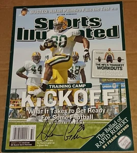 AHMAN GREEN BAY PACKERS SIGNED AUTOGRAPHED SPORTS ILLUSTRATED SI COA NO lLABEL - Picture 1 of 1