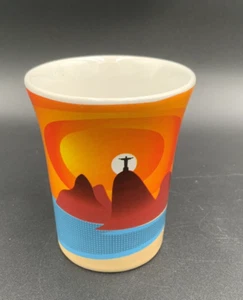 Vintage Oxford Do Brazil Christ the Redeemer Rio de Janeiro Coffee Mug Tea Cup - Picture 1 of 8