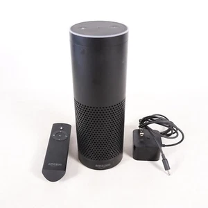 Amazon Echo 1st Generation Bluetooth Alexa-Enabled Smart Speaker SK705DI Black - Picture 1 of 10