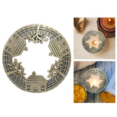 Velas aromáticas estilo retro cubierta de vela tapa de vela tarro adorno de velas decoración hágalo usted mismo Foto 1 de 4