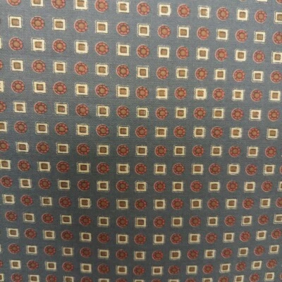 Jim Thompson Thai Silk Cloth Fabric 100%Crafting Gray Square & Dots (2.20 Yards) - Image 1 of 4