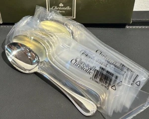Antique French Christofle Malmaison Set Of 11 Silver-Plated Coffee Spoons 20th C - Picture 1 of 8