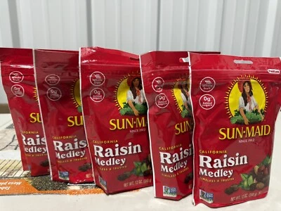 Sun Maid California Raisin Medley 12 OZ (paquete de 5) Foto 1 de 4