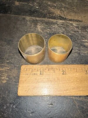 Print Block “ 2 Brass Borders, Round “ Room For Type - Image 1 of 4