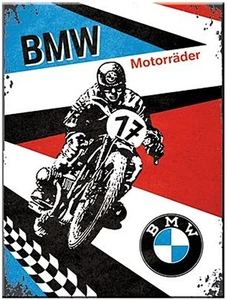 BMW Motorrader Stahl Kühlschrank Magnet (Na ) - Bild 1 von 1