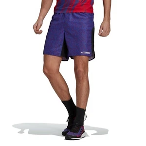 ADIDAS Terrex Primeblue Graphic Trail Shorts Men's sz Large 7" - Bild 1 von 8