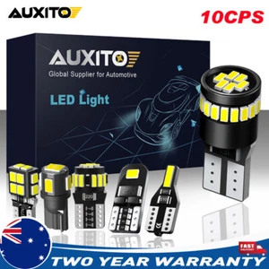 2/10x White 194 168 W5W T10 LED Car Wedge Side Parker Light Globe Bulbs 12V AU - Picture 1 of 81