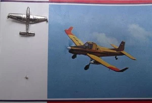 Moravan Zlin Z 37 T Agricultural Crop Sprayer Aircraft PR Advert Photo Pin Badge - Picture 1 of 1