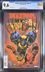 DEADPOOL & WOLVERINE WWII #3 9.6 CGC Comic - Picture 1 of 2