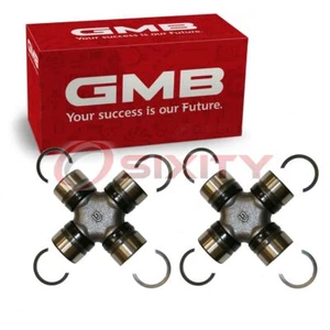 2 pc GMB Front Wheels All Universal Joints for 1972-1974 GMC K25 K2500 qv - Picture 1 of 5