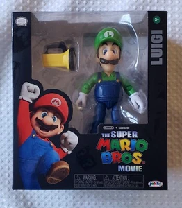 The Super Mario Bros. Movie Luigi with Super Mario Book - Picture 1 of 5