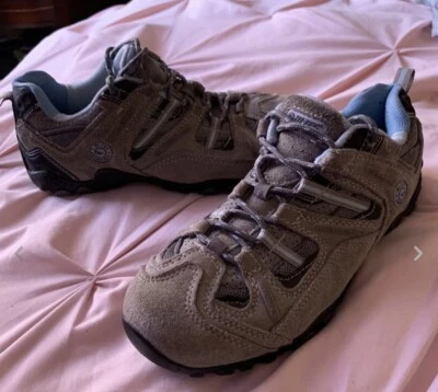 Hi-Tec Women’s Tiago Intrepid Suede Hiking Shoes Athletic Sneakers Trail  Sz 8.5 - Image 1 of 4