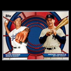 2025 Topps Series 2 - #DD-13 Mickey Mantle Duke Snider - Yankees / Dodgers - Bild 1 von 2