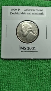1999 P Jefferson Nickel Multiple Strike ERROR - Picture 1 of 5