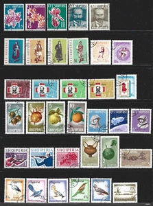 ALBANIA – 1960-1968 – COLLECTION OF 122 DIFFERENT STAMPS – USED/CTO - Picture 1 of 4