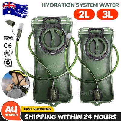 Hydration System Water Bladder Bag Camping Hiking Cycling Backpack 2L/3L OZ - image 1 of 4