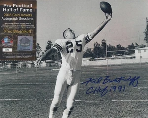 FRED BILETNIKOFF FLORIDA STATE CHOF 1991 SIGNED AUTOGRAPHED 8X10 PHOTO PF - Picture 1 of 1
