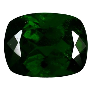 1,58 ct Kissen (7,98 x 6,15 mm) unbeheizt grün Chromdiopsid Edelstein - Bild 1 von 1