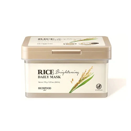 Mascarilla diaria iluminadora de arroz SKINFOOD 30 piezas K-BEAUTY Foto 1 de 1