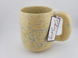 Unikat KAFFEETASSE Konetti Gelb SOHO Living PUFF MUG Neu Groß - Bild 1 von 5