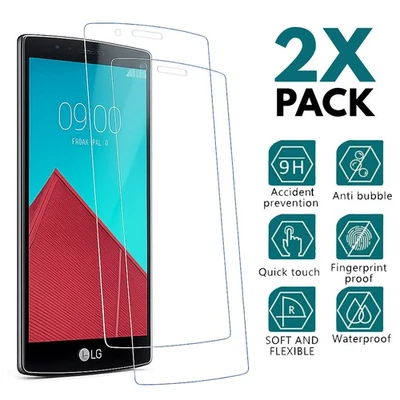 Tempered Glass For LG G4c G4 Beat Stylus G3 Mini G2 GFlex Screen Protector Cover - Image 1 of 3