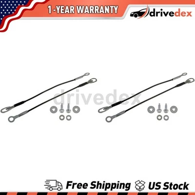 Par de cables de soporte para puerta trasera Dorman - AYUDA para Nissan Frontier 2000 2001 2002 Foto 1 de 4