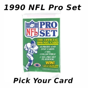 1990 NFL Pro Set PICK YOUR CARD Including Base Rookie Vintage Football - Picture 1 of 9