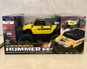 HUMMER H2 Full Function Radio Control Car Monster Truck Yellow Scale 1:24 - Picture 1 of 8