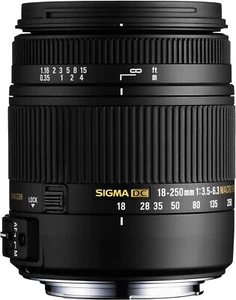 USED Sigma DC 18-250mm f/3.5-6.3 HSM AF ASP DC Lens For Minolta/Sony - Picture 1 of 1