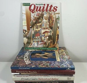 10 Lot Quilting, Patchwork, Applique, Christmas Designs Books - Picture 1 of 11