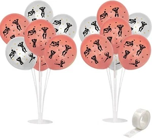 Bachelorette Party Decorations - 21 Pack Pole Dancer Balloons - Picture 1 of 4