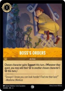 Boss's Orders C 25 Disney Lorcana TCG casi nuevo - Imagen 1 de 1