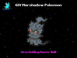 6IV Marshadow Mythical Legendary Pokémon with Master Ball Pokemon Sword & Shield - Picture 1 of 6