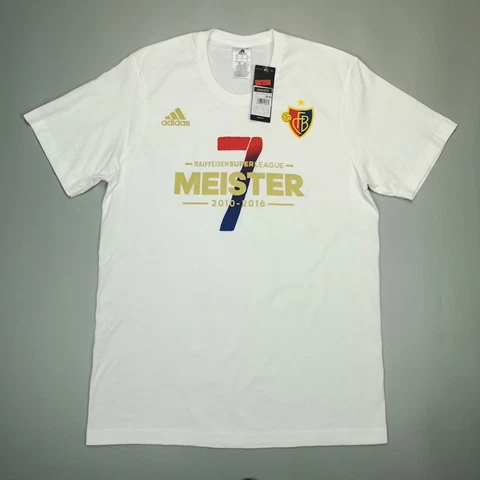 NEW Basel Champions MEISTER 2016 Football Shirt Soccer Jersey Adidsa G89666 Cover