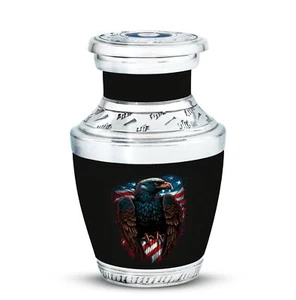 Eagle Ashes Urns Human Remains Urn for Ashes Adult Male & Female 3Inch, 1pcs - Picture 1 of 8